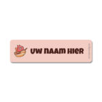 Piraten naamstickers – 1,5 x 5,5 cm
